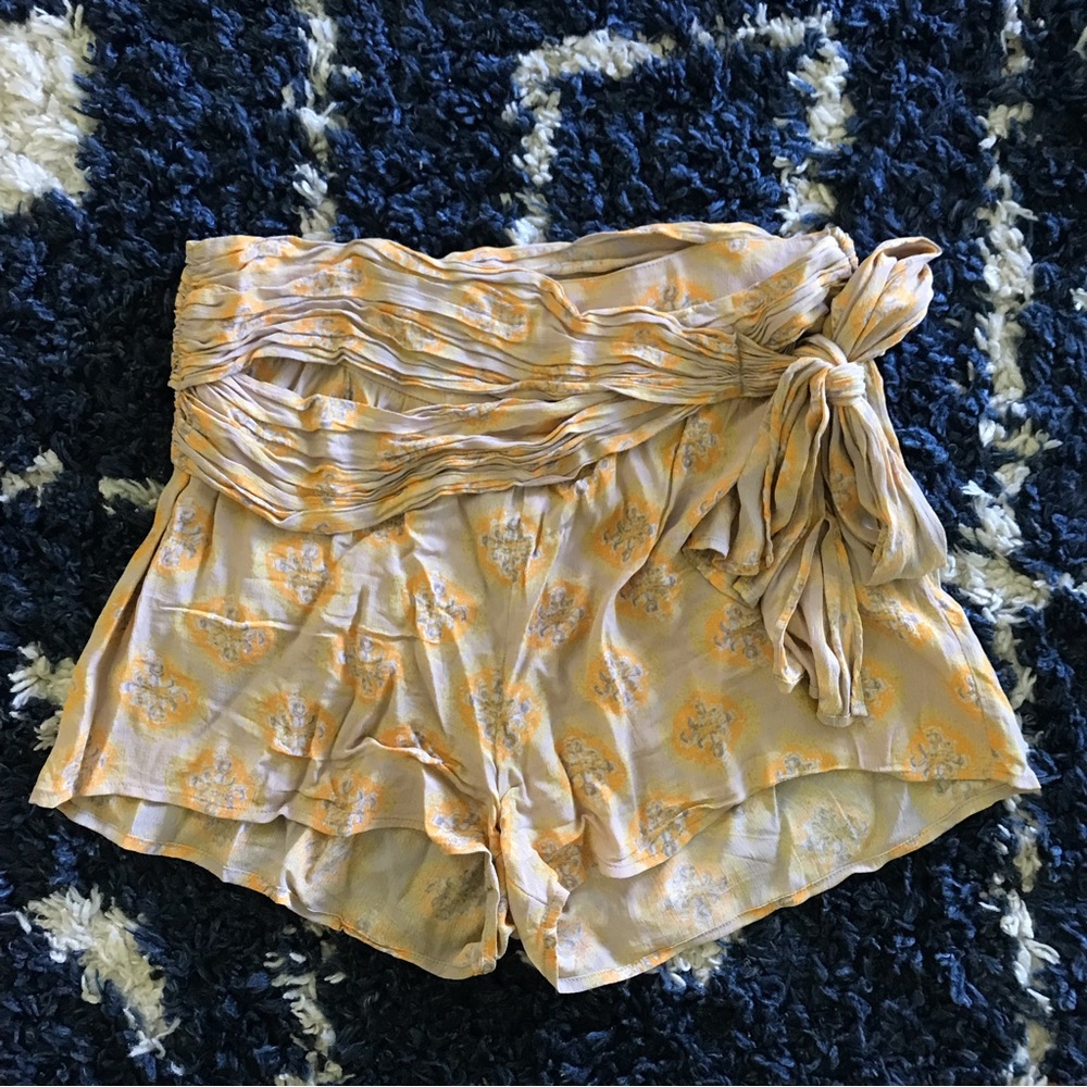 Free People Waist Tie Shorts